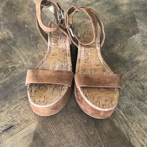 Sam Edelman Suede Platform Sandals